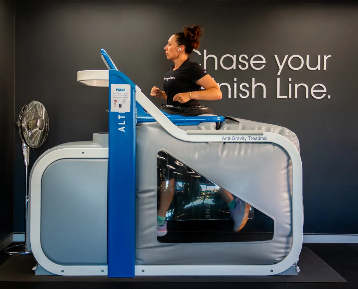AlterG Anti-Gravity Treadmill in action at POGO Physio