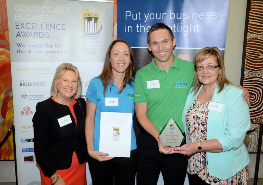 Gold Coast Business Excellence Award for 'Health & Wellbeing'
