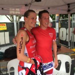 Cairns 70.3 2015 Triathlon Champions Sam and Caroline