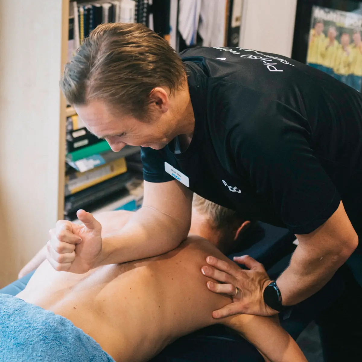 Physiotherapy treatment with Brad Beer