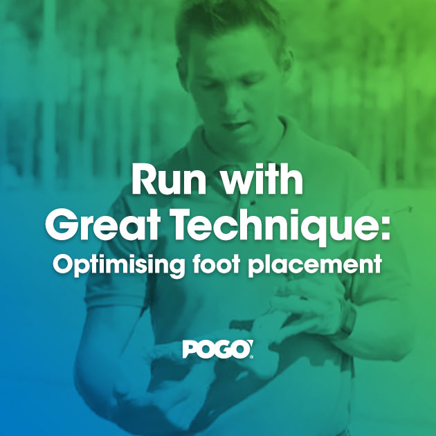 Run with Great Technique Optimising Foot Placement POGO Physio Gold