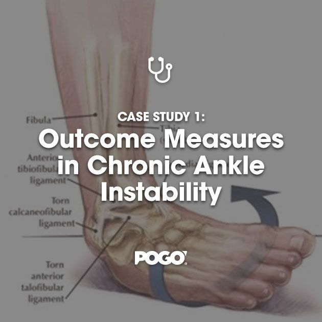 instability ankle chronic outcome study measures