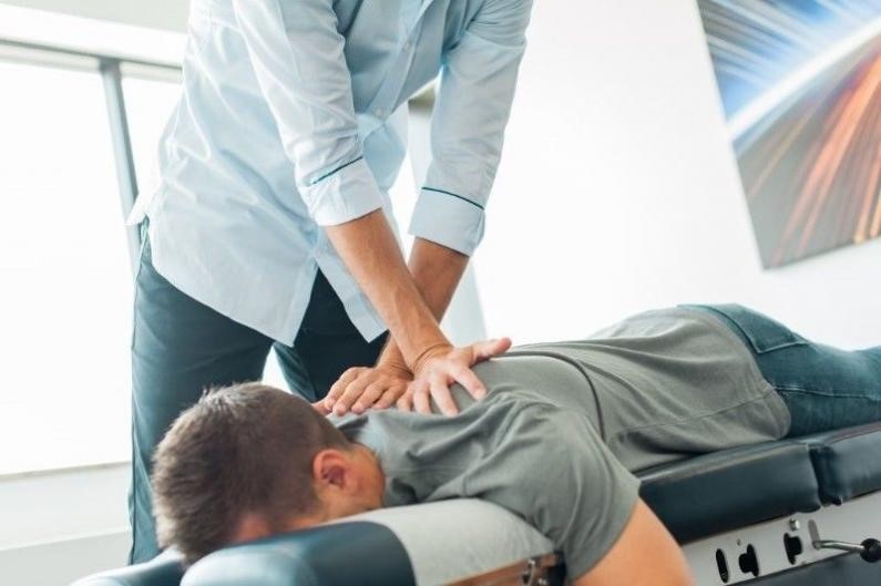 chiropractor, osteopath and physiotherapist