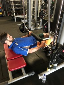 machine hip smith thrusts simple gym program exercise raises calf standing